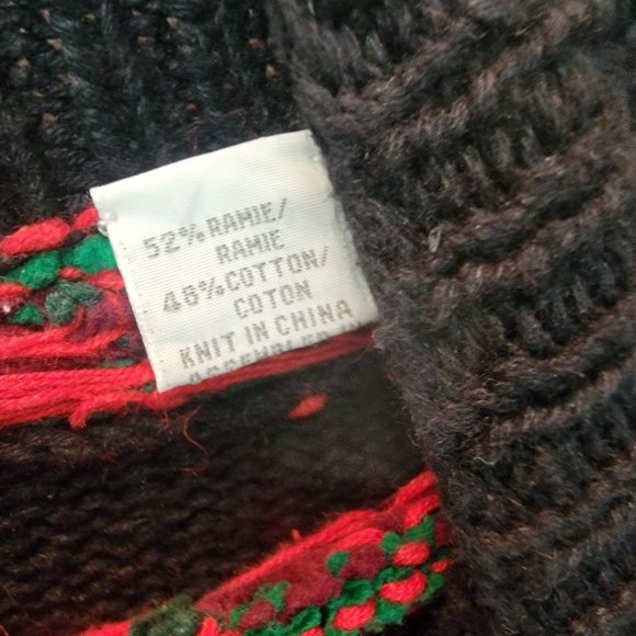 Vintage 1994 Christmas Wreath Ugly Sweater with Real Ornaments Size Medium - Picture 15 of 15